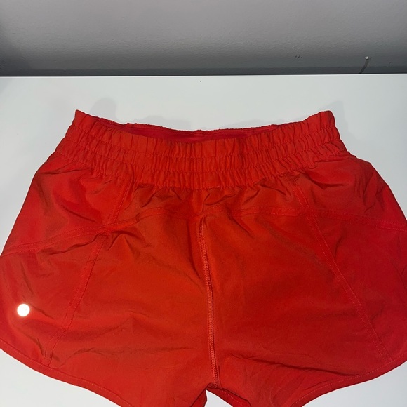 tracker short lululemon pink punch sz 10 4” - Picture 4 of 5